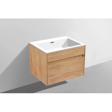 Тумба для ванной Vincea Chiara	(VMC-1C600YO) 60x48 см, подвесная Y.Oak 5