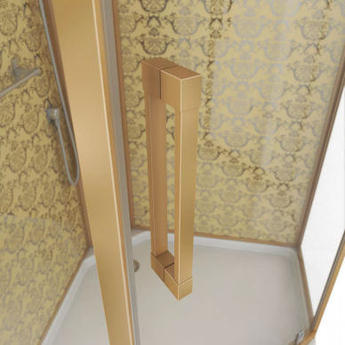 Душевая кабина Niagara Lux (NG-7799GBK) 90х90х210, золото, без крыши 5