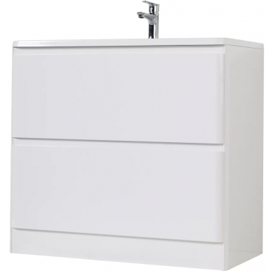 Тумба для ванной Belbagno Albano (ALBANO-1000-2C-PIA-BL) (100 см) напольная, Bianco Lucido 7