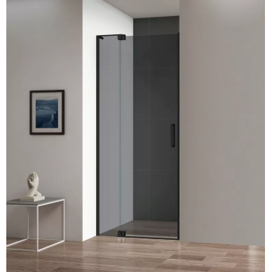 Душевая дверь Cezares Slider B1 (SLIDER-B-1-100/110-BR-NERO) бронзовое стекло 5