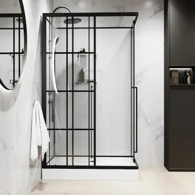 Душевая кабина Niagara Standart 100х80х225 см, без крыши 6