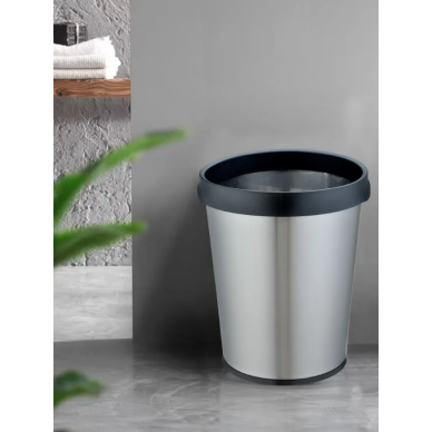 Ведро для мусора Welt Wasser Quanto MT 12L, сталь матовая 1