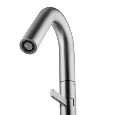 Смеситель для раковины Wonzon & Woghand WW-6068-BS высокий излив, брашированный никель 2