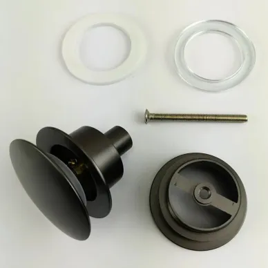 Сливной набор для раковины Teymi Lina T140213 click-clack, графит матовый 12