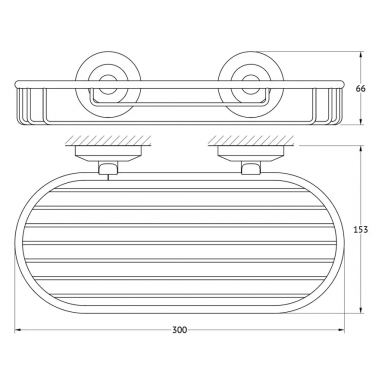 Полочка FBS Standard (STA 049) (30 см) 1