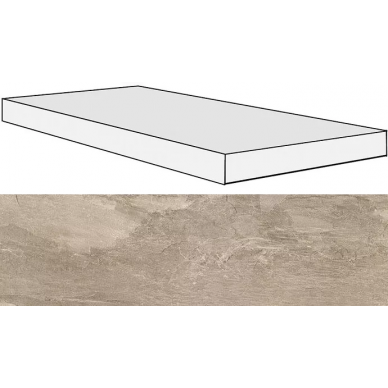 739339 Ardoise Ecru Ang.Gradino DX/SX 33x120x3 0