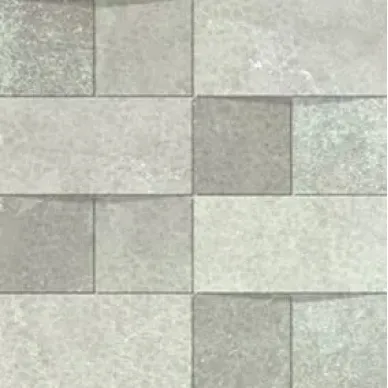 Alchemy 7.0 White Hammered Mosaico Brick 29.75x29.75 0