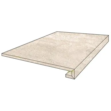 60611 Dynasty Gradino Costa Retta White 33x60 0