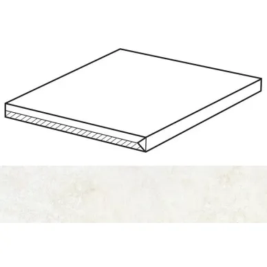 Evolution Ivory Striato Peldano Solid-60 59.55x59.55 0
