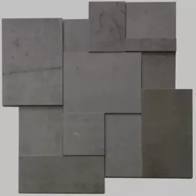 Regeneration Black Natural Mosaico Brick 28.79x28.79 0