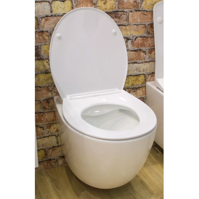 Чаша подвесного унитаза Art&Max Elegant (AM9316CHR) безободковый 5