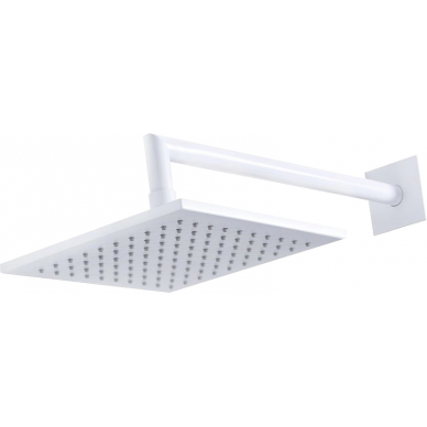 Верхний душ Cezares Porta (PORTA-TDDQ-30-BIO) 30x30 см (белый матовый) 0