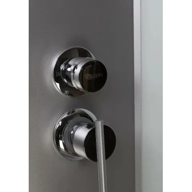 Душевая кабина Niagara Classic NG-43285-14QBKTG 120x80x200, без крыши, с гидромассажем 8