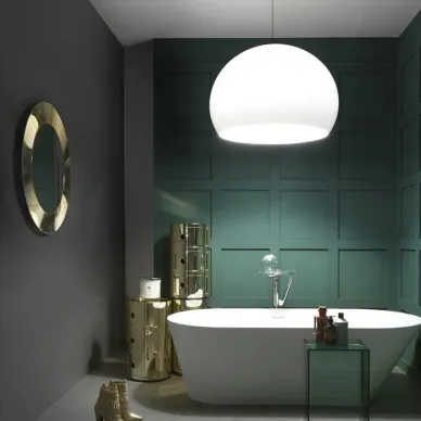 Laufen Kartell Зеркало круглое d=78см, настенное, без подсветки, цвет: золотой 3.8633.1.087.000.1 10