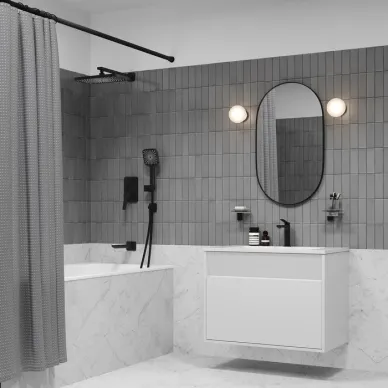 Душевая система IDDIS Parker PARBL03i68 черная 2