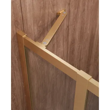 Душевой уголок Cezares Molveno MOLVENO-RH-2-110/90-C-BORO-IV 110x90 профиль брашированное золото/стекло прозрачное 5