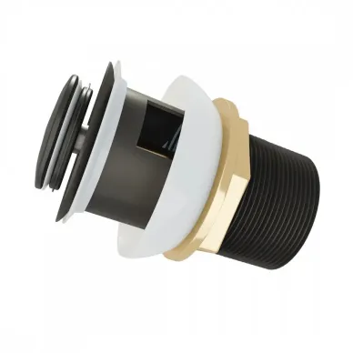 Сливной набор для раковины Teymi Ritta T140124 с переливом, click-clack, чёрный матовый 7