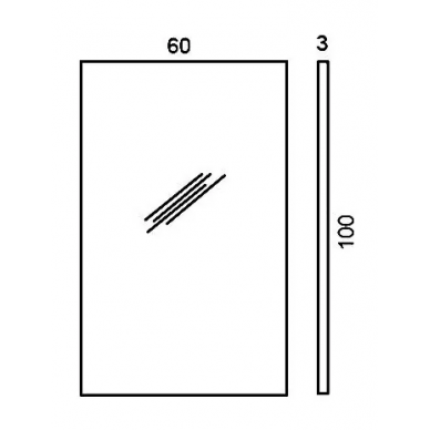 Зеркало Colombo Fashion Mirrors (B2045) (60x100x3 см) 4