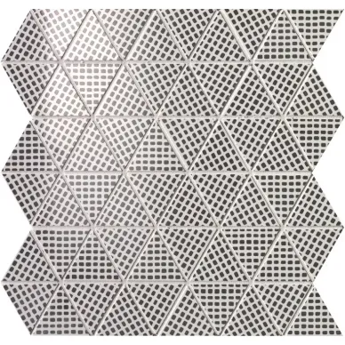 fOEG Pat Deco Black Triangolo Mosaico 30.5x30.5 0