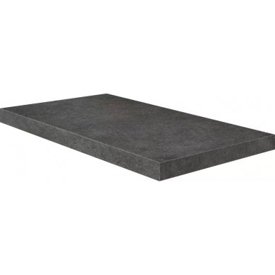 60892 Angolo Dx Gradino C.Retta Nero 33x60 0