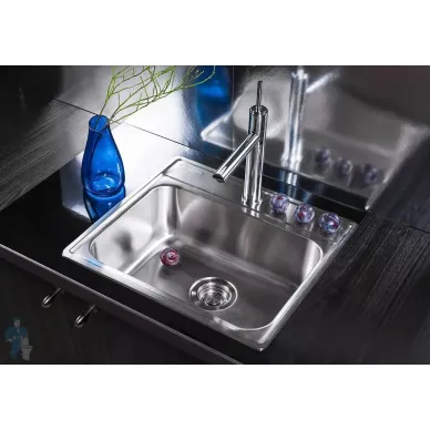 Мойка кухонная Omoikiri Ashi 56-IN (4993449) нержавеющая сталь 3