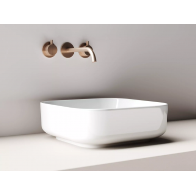 Раковина накладная Ceramicanova Element (CN6012) (38.5 см) квадратная 5