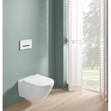 Подвесной унитаз Villeroy & Boch Universo TwistFlush (4670T901) с микролифтом 9