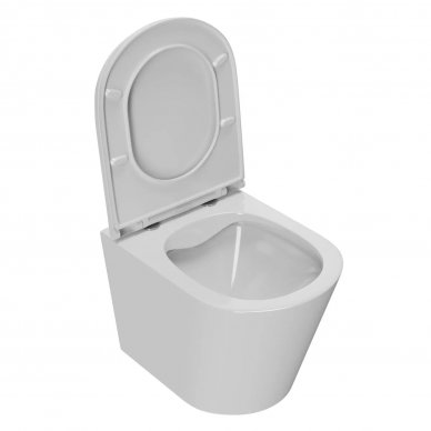 Унитаз подвесной Point Виктория (PN41061) (с микролифтом) 9
