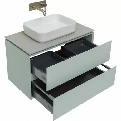 Тумба для ванной Allen Brau Infinity 85 (1.21001.PWM) c подсветкой. папирус матовый 10