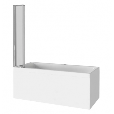 Шторка для ванной Good Door Screen GR4-100-C-CH (100x140) профиль хром/прозрачное стекло 2
