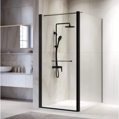 Душевой уголок RGW Passage RGW PA-148B (PA-103B + Z-050-2B + O-104B) (60x90) профиль чёрный/ стекло прозрачное 0