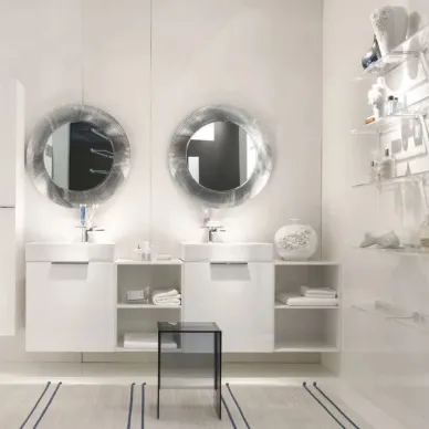 Laufen Kartell Зеркало круглое d=78см, настенное, без подсветки, цвет: серебряный 3.8633.1.086.000.1 8