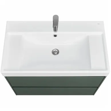 Тумба для ванной Roca Ona A857630513 80 см, зеленая матовая 5