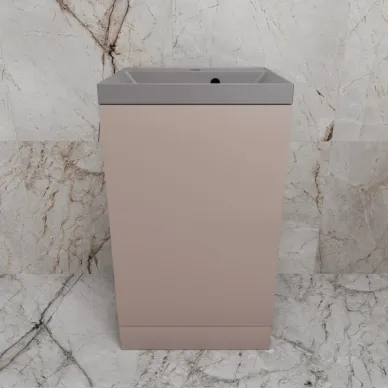 Тумба для ванной Style Line Моно ЛС-00002453 напольная, 50 см, санд пудровый 7