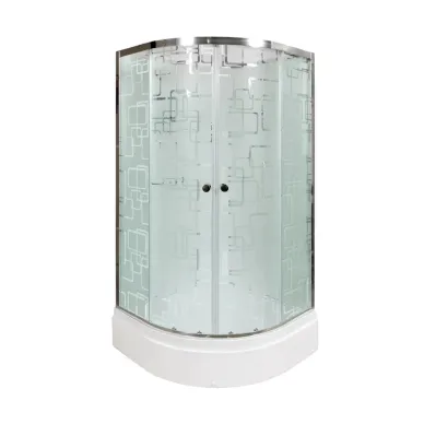 Душевая кабина DTO EM EM2780NGM 80x80x208 см, без крыши, с гидромассажем 0