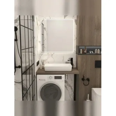 Раковина накладная Teymi Kaarina T50312 60x35, белая 3