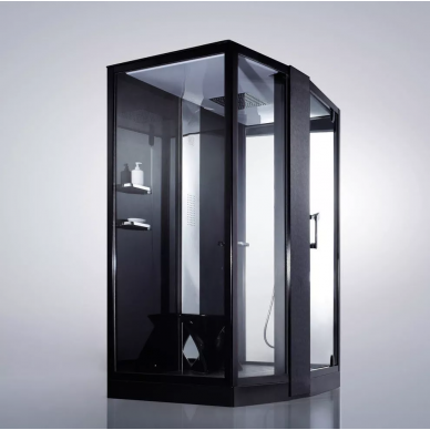 Душевая кабина Orans Diamond (SR-89102S black) (150х100) правая 0