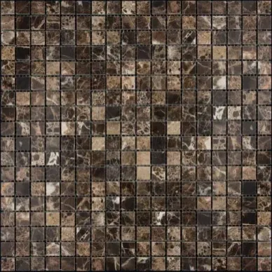 7M022-15P (Emperador Dark) мозаика Мрамор 15x15 305х305 0