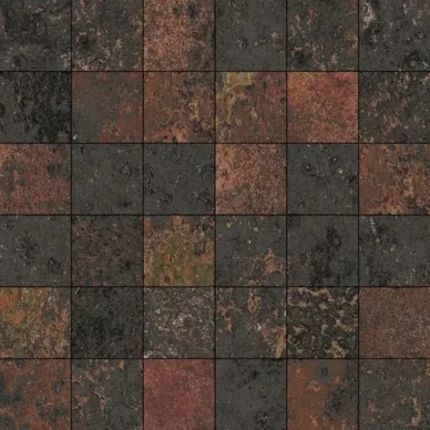 CORTEN GRAPHITE NAT MOSAIC 5x5 29,75x29,75 0