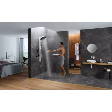 Термостат для душа Hansgrohe RainSelect (15380140) бронза 2