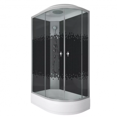 Душевая кабина Niagara Classic (NG-3524-14L BLACK) 120х80х215 (левая) 5