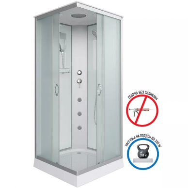 Душевая кабина Niagara Classic NG-1101-14G (900х900х2150) 8