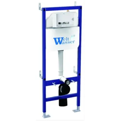 Инсталляция Welt Wasser Bamberg 460 + BAARBACH 004 GL-WT + Bamberg BL в комплекте с унитазом, безободковый, с сидением микролифт 3