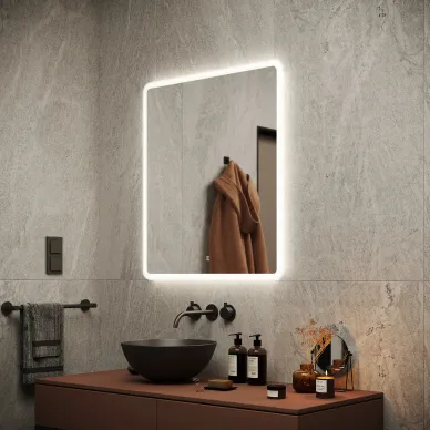 Зеркало Sancos Arcadia AR700 70х80 см, с LED подсветкой 1