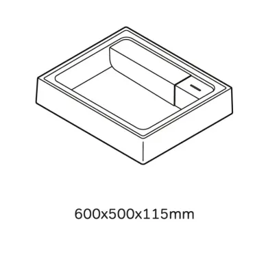 Раковина над стиральной машиной Am.Pm X-Joy M85WCC0601WG050 60 см 7
