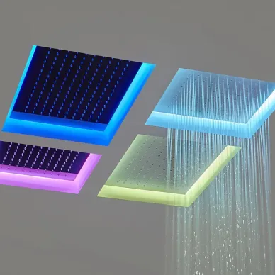 Antonio Lupi Душевая система Meteo XXL 100x75x11 см, с подсветкой LED, цвет: полированная сталь METEOXXL_BAL 5