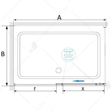 Душевой уголок RGW Stilvoll SV-42B 32324290-014 100x90x195 см, профиль чёрный/стекло прозрачное 7
