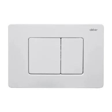 Инсталляция Abber в комплекте с унитазом Rechteck AC1201 белый с инсталляцией AC0105 и кнопкой AC0120MW белая матовая 1