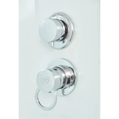 Душевая кабина DTO K K401SEL 100x100x220 см, с электрикой 12