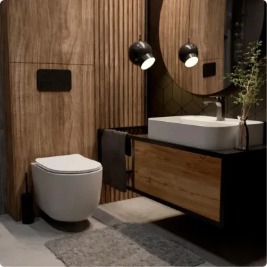 Смеситель для раковины AQUAme Monza AQM6310GM серый 3